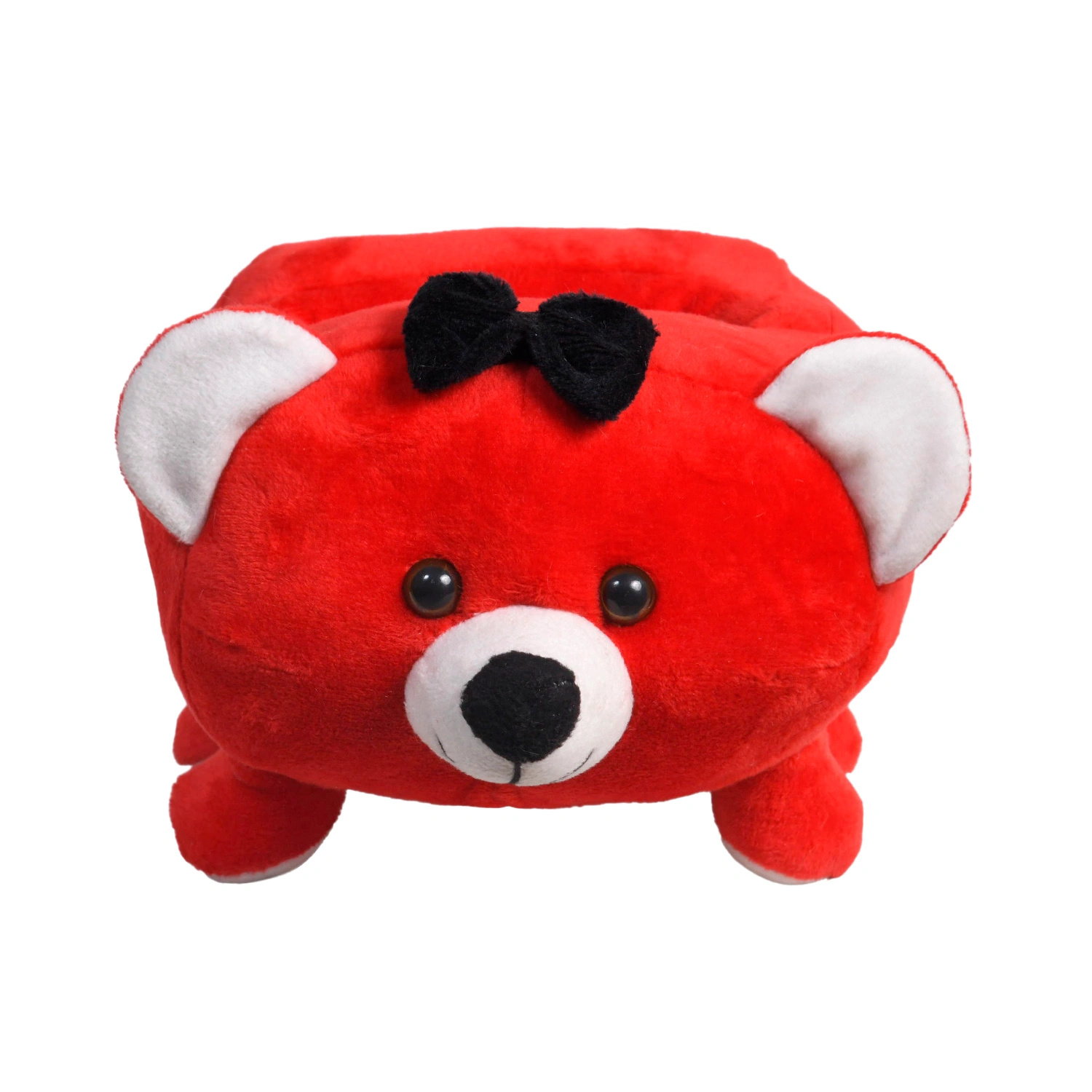 Ultra Plush Red Teddy Mobile Phone Stand Holder Seat Soft Toy 6 Inch